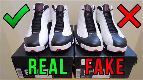 real vs fake jordan 13